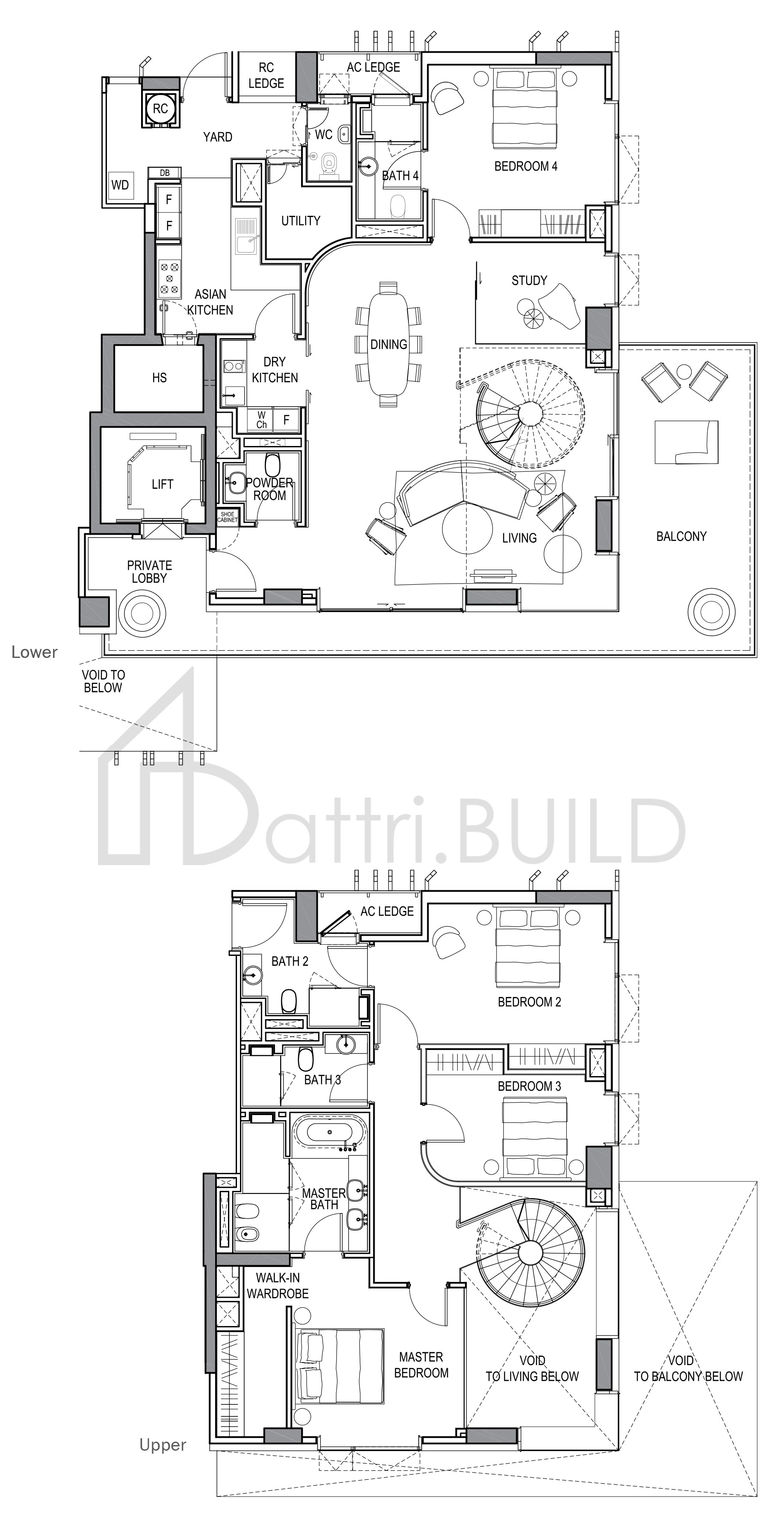 3 ORCHARD BY-THE-PARK C1-b1 floorplan (watermarked)