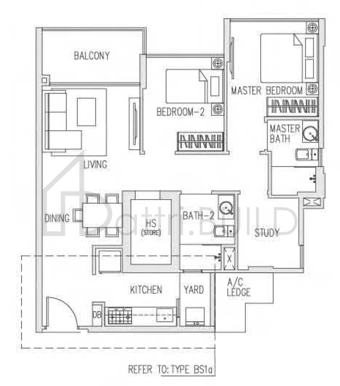 CANBERRA RESIDENCES BS1a floorplan (watermarked)