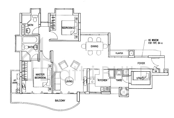COTE D'AZUR B4 floorplan (watermarked)