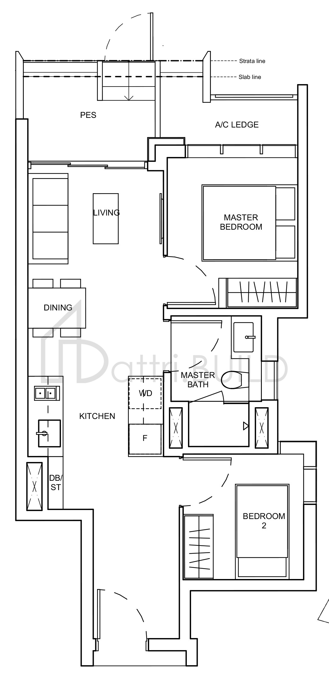 HAUS ON HANDY B3(p) floorplan (watermarked)