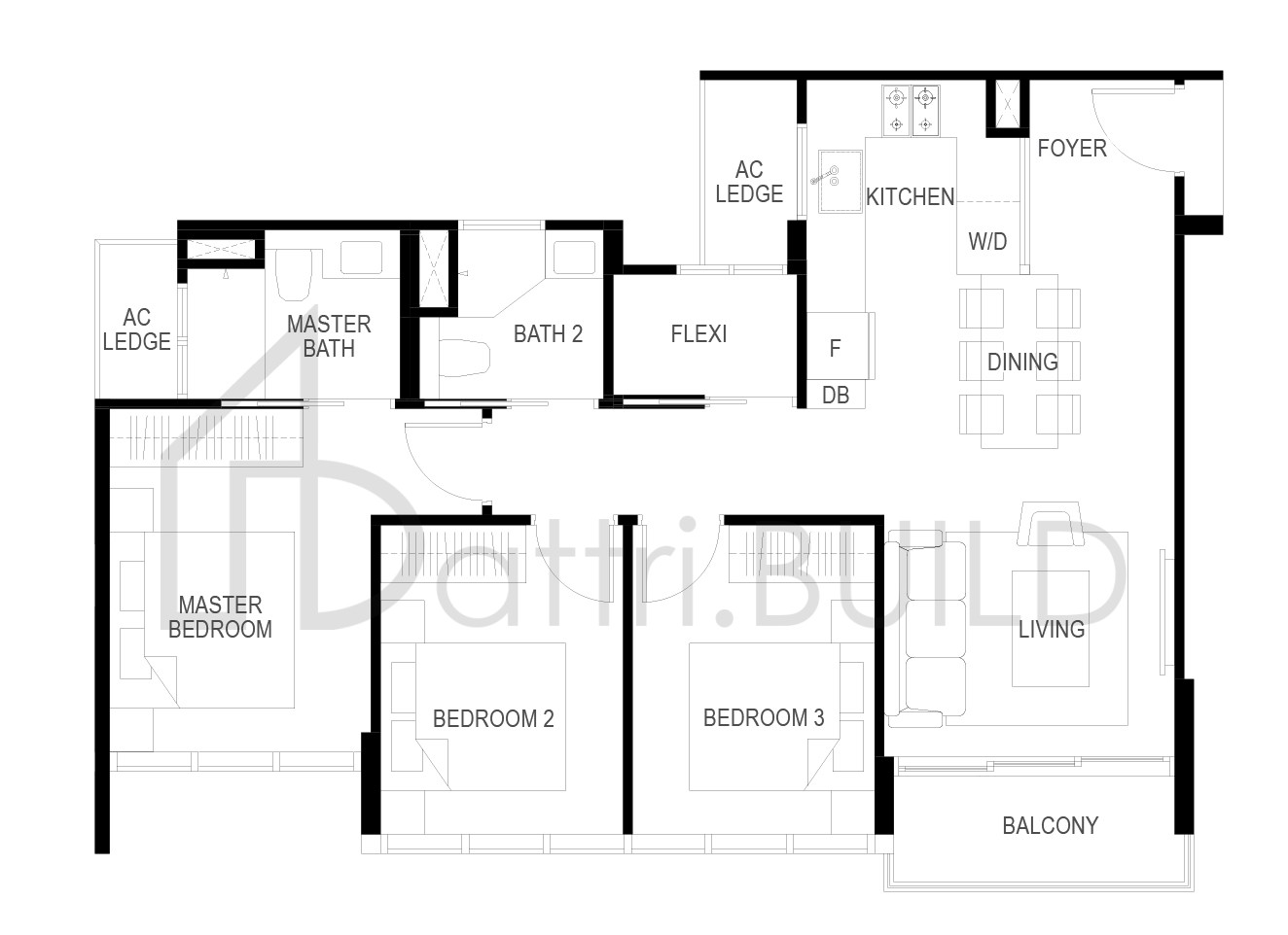 THE GAZANIA C7 floorplan (watermarked)