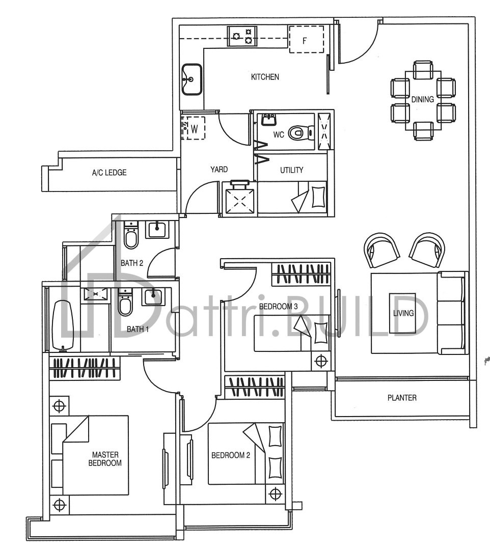 YEWTEE RESIDENCES C4 floorplan (watermarked)