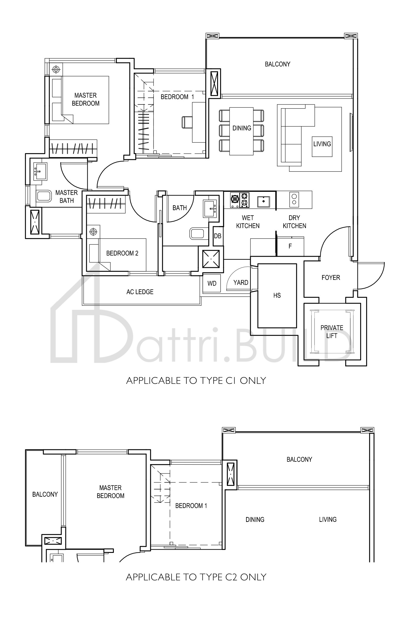 THE CREEK @ BUKIT C2 floorplan (watermarked)