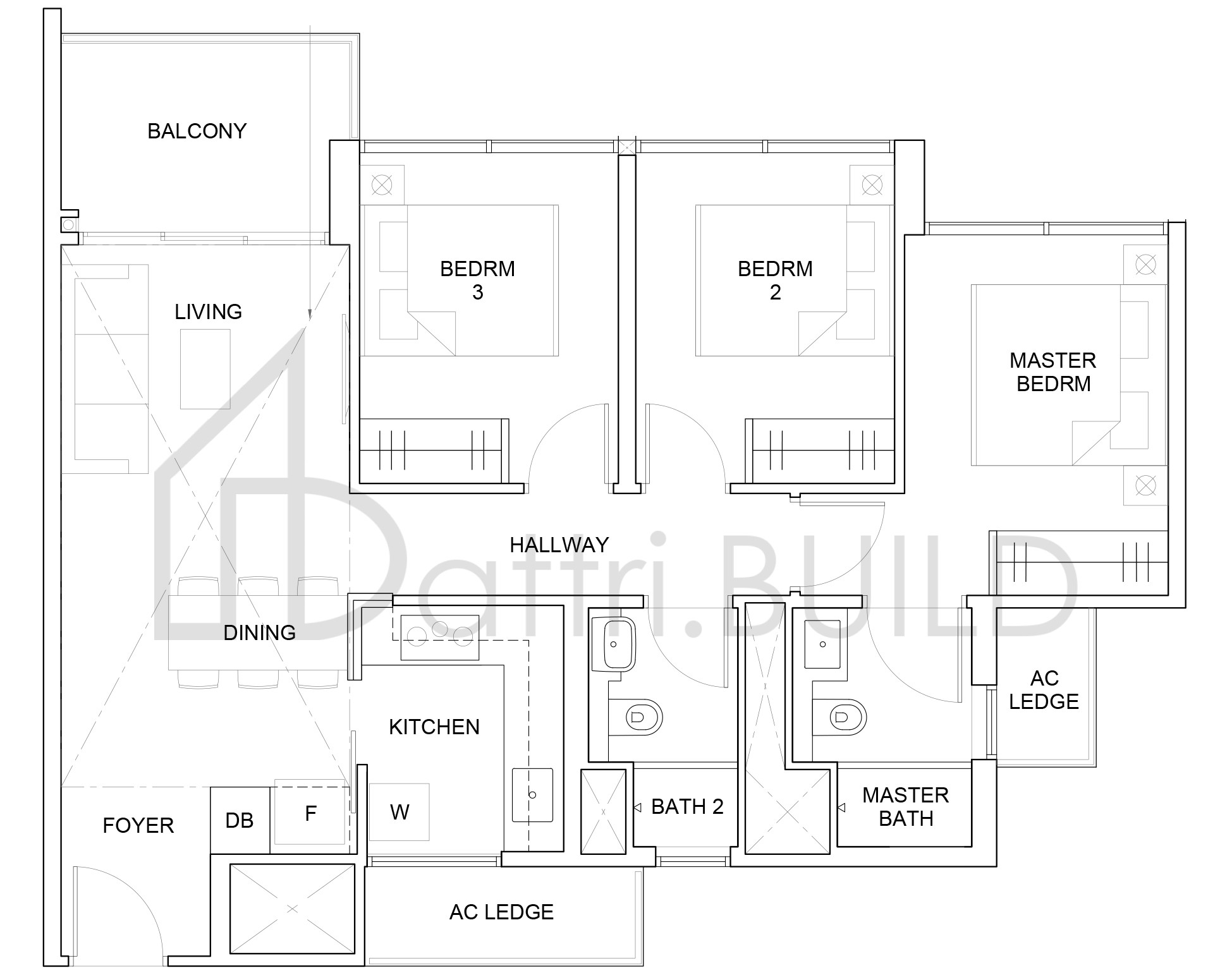 PARC CANBERRA C2-PH floorplan (watermarked)