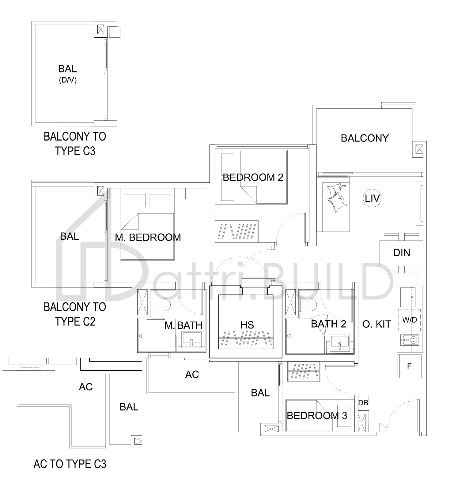 UPTOWN @ FARRER C3 floorplan (watermarked)