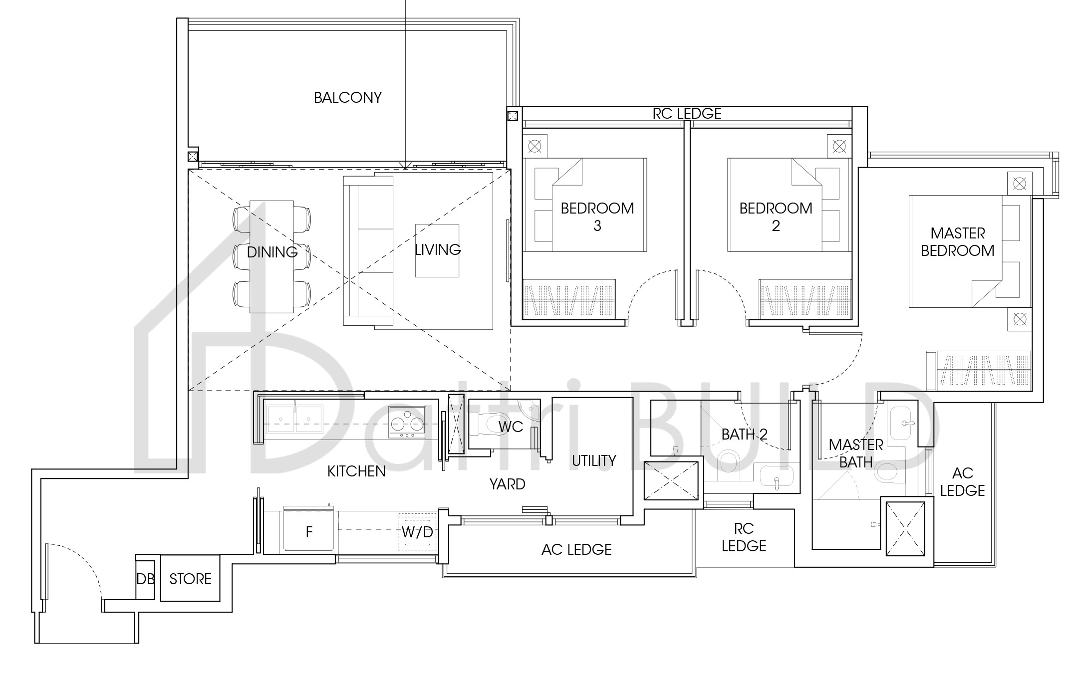 THE ANTARES C2 floorplan (watermarked)