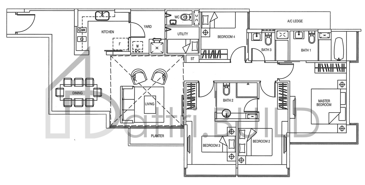 YEWTEE RESIDENCES D2-D floorplan (watermarked)