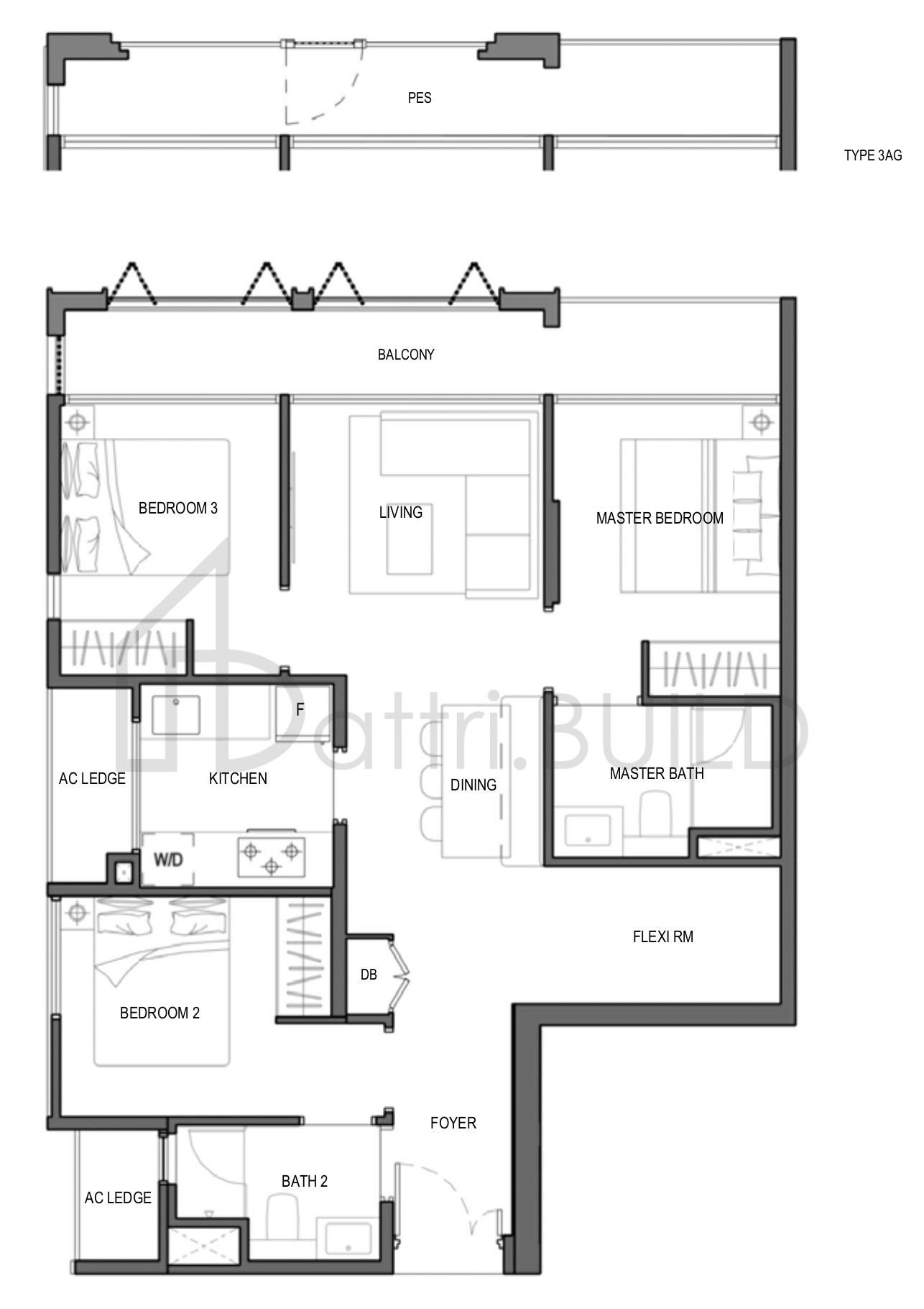 OLLOI 3A' floorplan (watermarked)