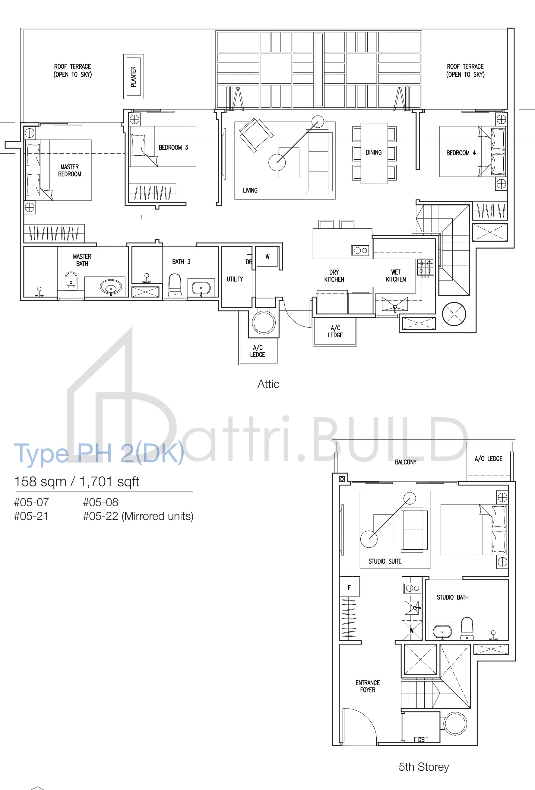 THE NAUTICAL PH2(DK) floorplan (watermarked)