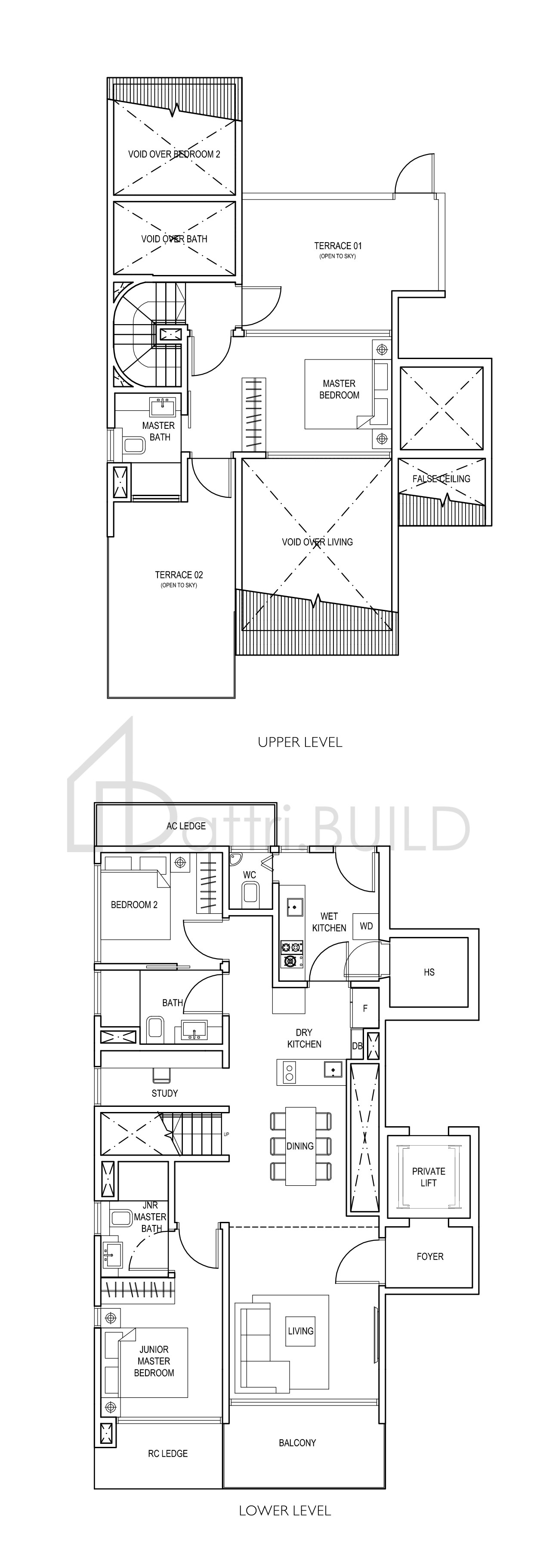 THE CREEK @ BUKIT C5ph floorplan (watermarked)