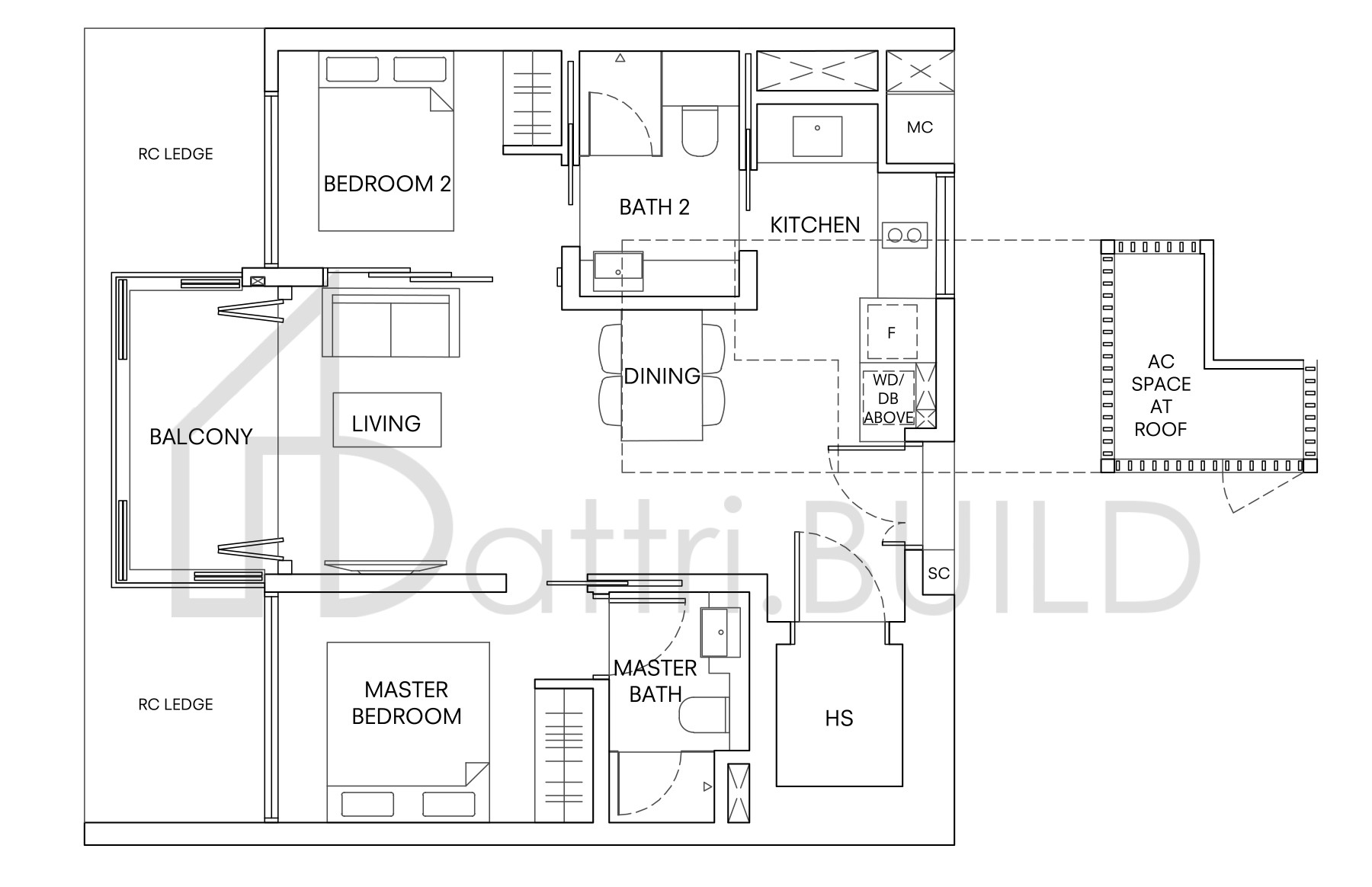 ONE HOLLAND VILLAGE RESIDENCES B9 floorplan (watermarked)