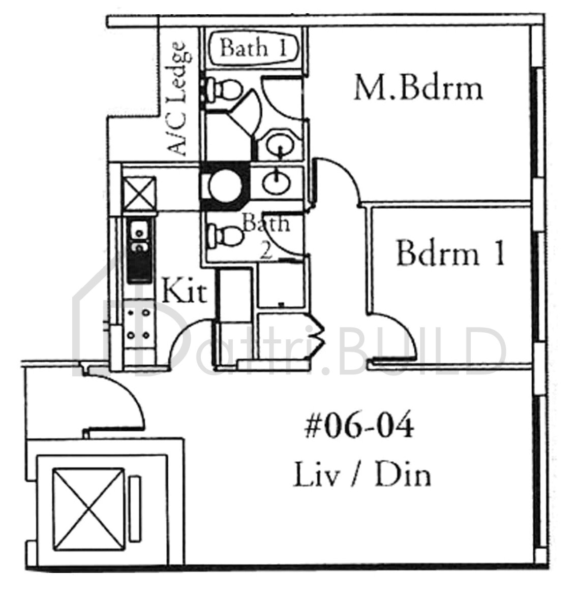 BURLINGTON SQUARE B2 floorplan (watermarked)
