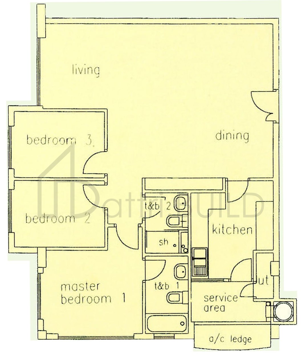 THE WOODGROVE A1 floorplan (watermarked)