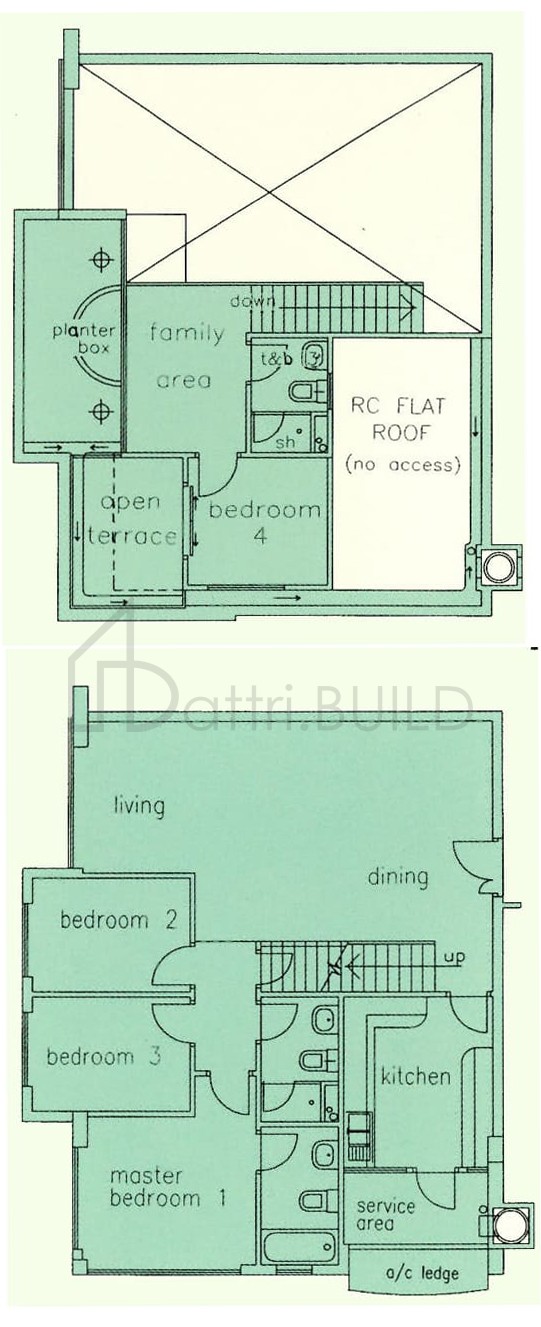 THE WOODGROVE F1 floorplan (watermarked)