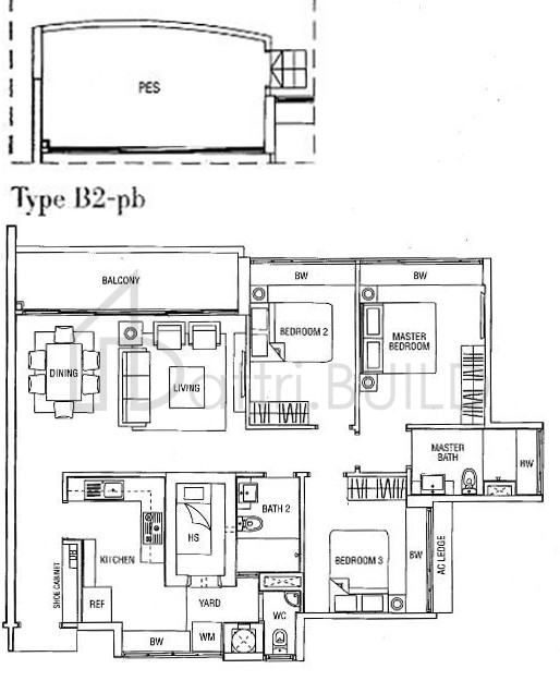 WATERFRONT WAVES B2-pb floorplan (watermarked)