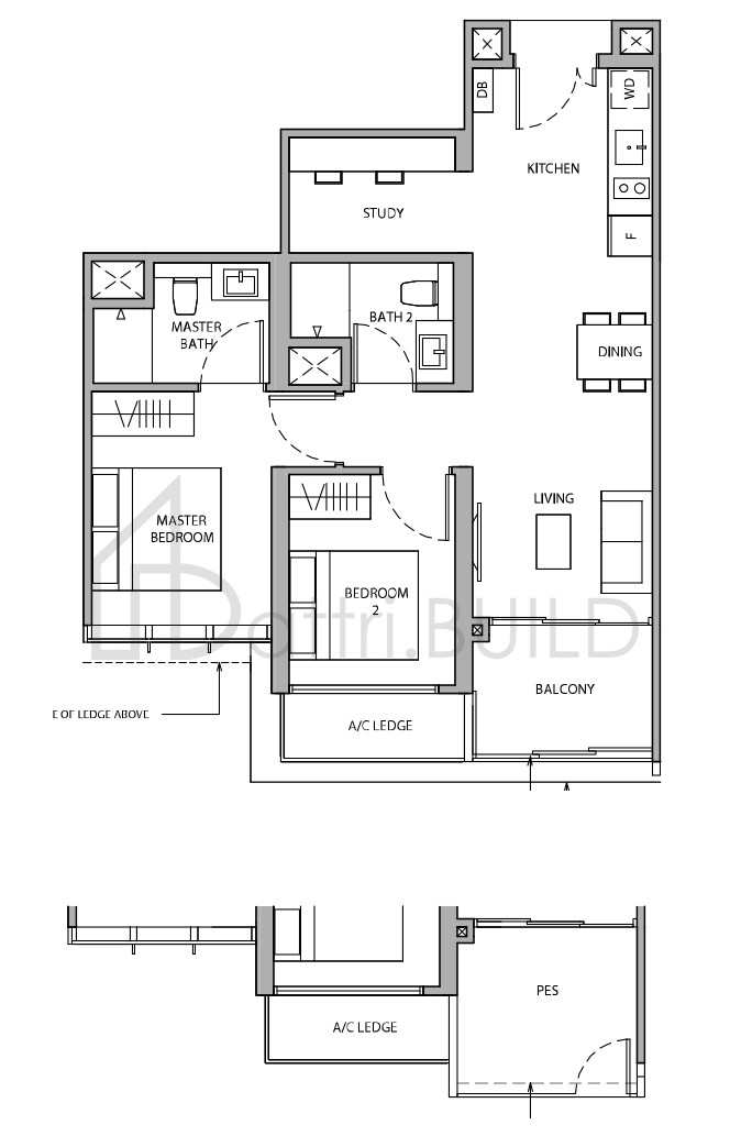 DAIRY FARM RESIDENCES 2C1-G floorplan (watermarked)