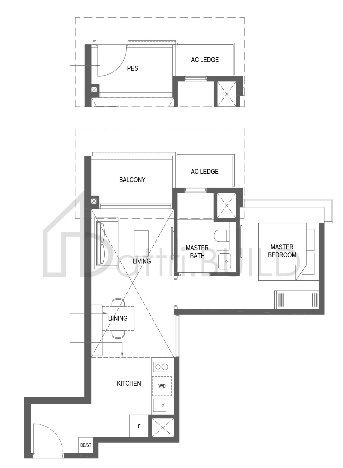 THE M A5-P floorplan (watermarked)