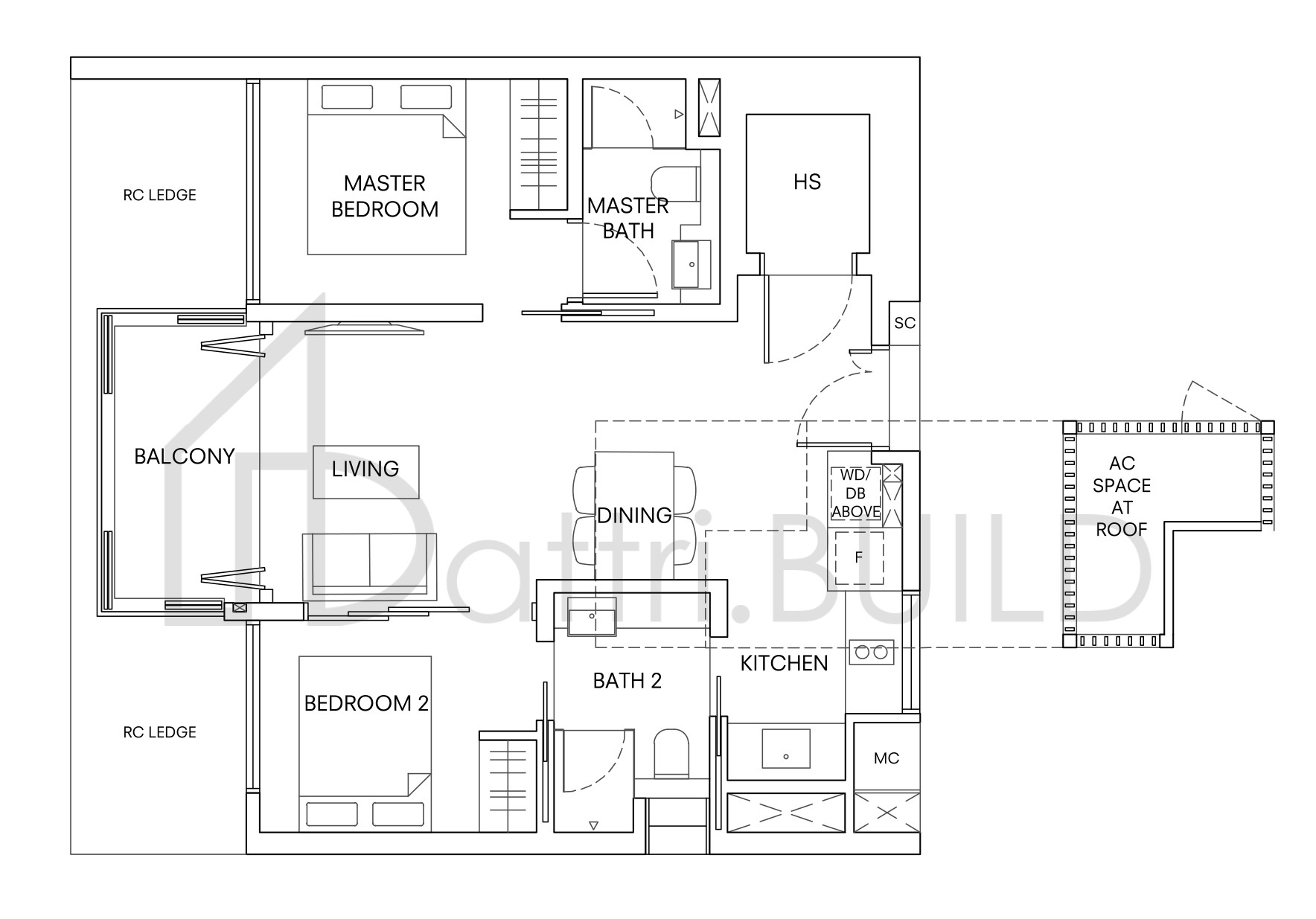 ONE HOLLAND VILLAGE RESIDENCES B10 floorplan (watermarked)