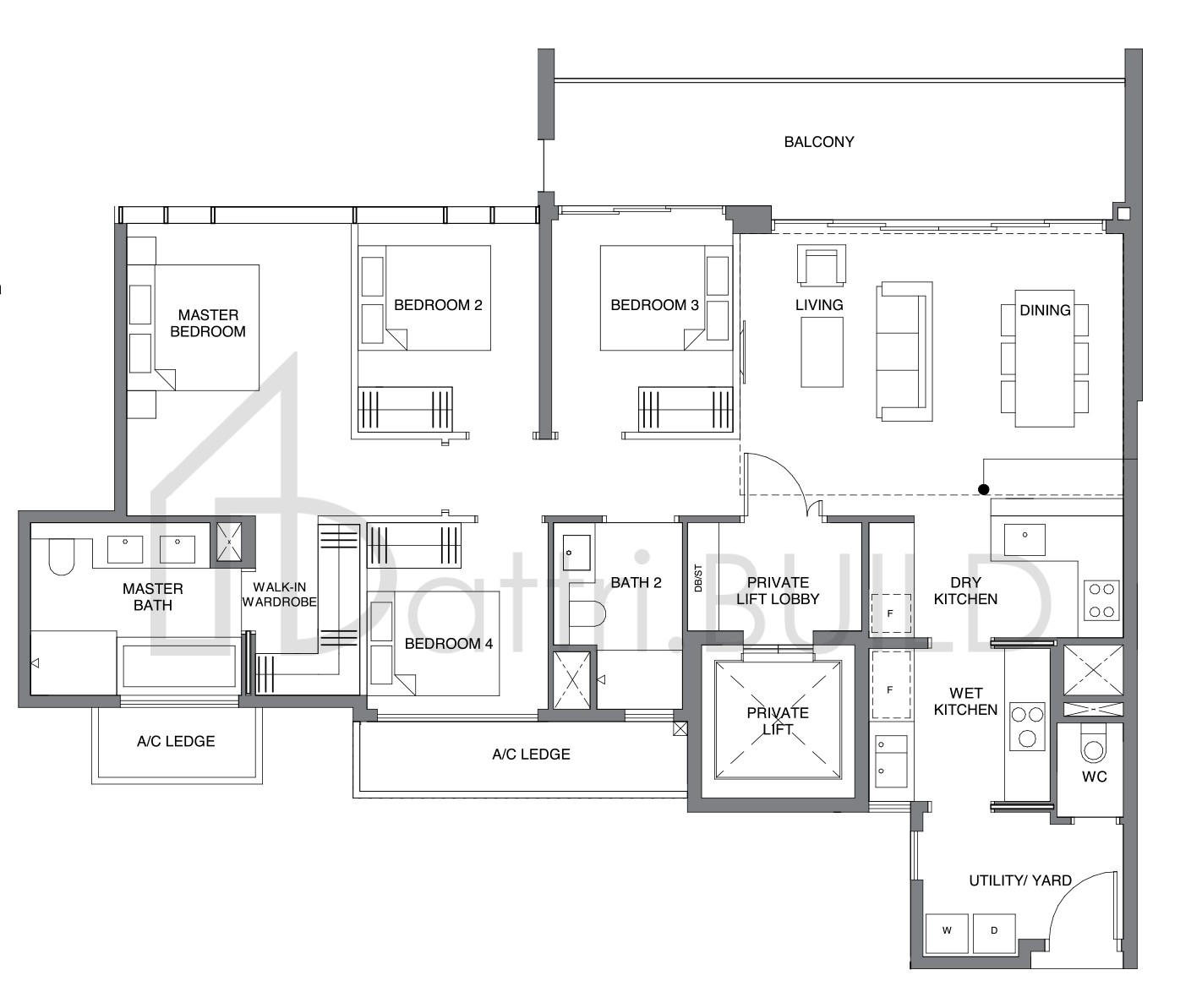 LEEDON GREEN D1a floorplan (watermarked)