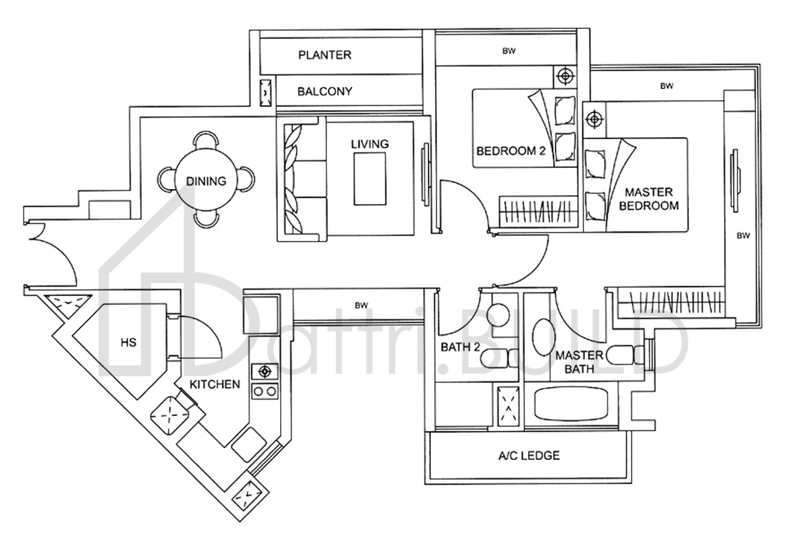 THE VISION A1 floorplan (watermarked)