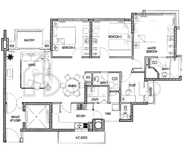 CARIBBEAN AT KEPPEL BAY D1 floorplan (watermarked)