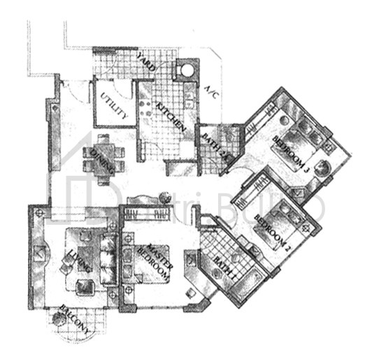 THE MAKENA B floorplan (watermarked)