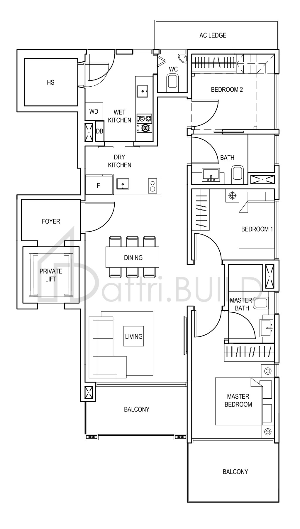 THE CREEK @ BUKIT C4 floorplan (watermarked)