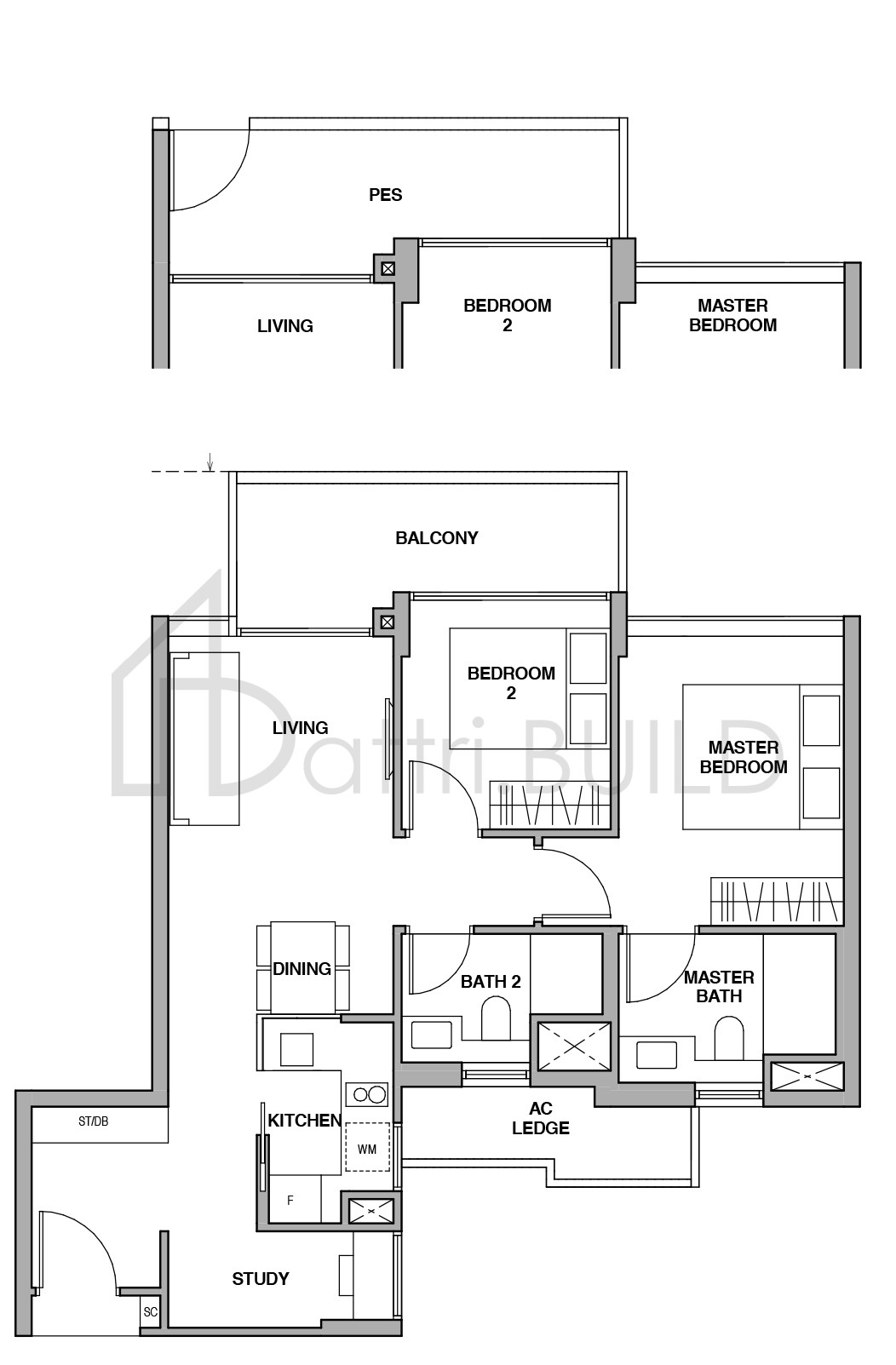 ROYALGREEN BS-2a(p) floorplan (watermarked)