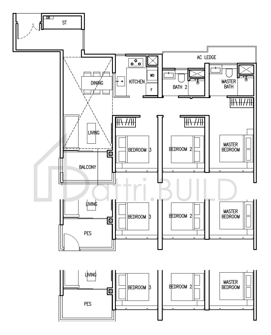 THE COMMODORE C1 floorplan (watermarked)