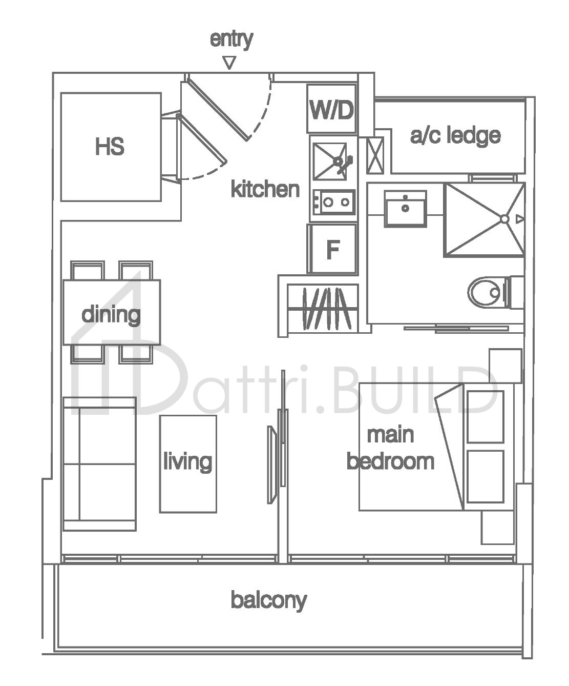 CENTRA SUITES A floorplan (watermarked)