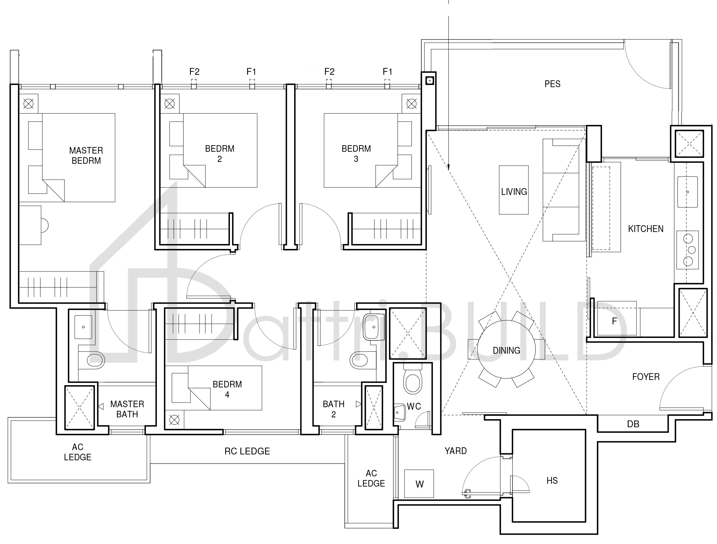 PARC CENTRAL RESIDENCES D3a-G floorplan (watermarked)