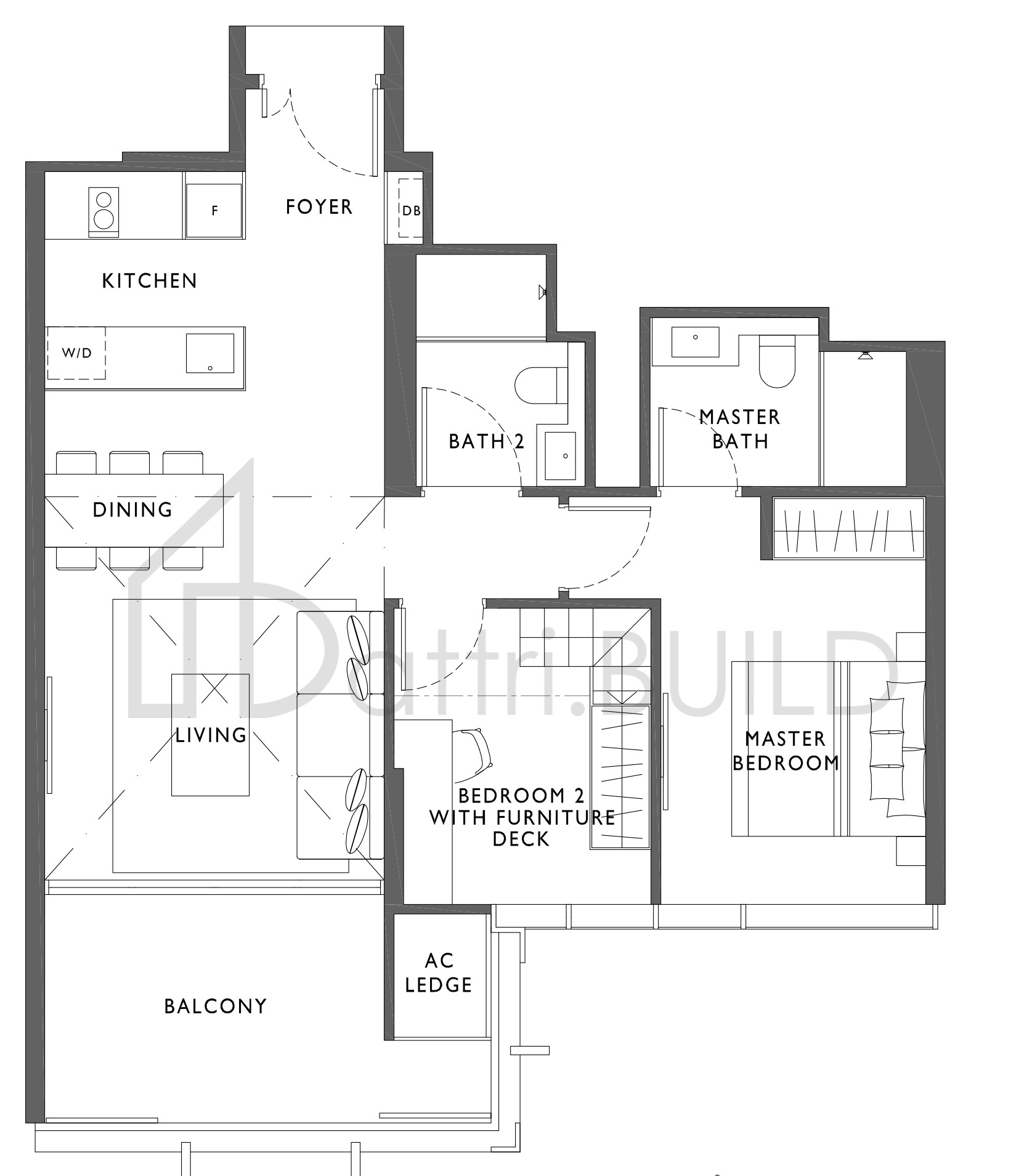 THE HYDE B3P floorplan (watermarked)
