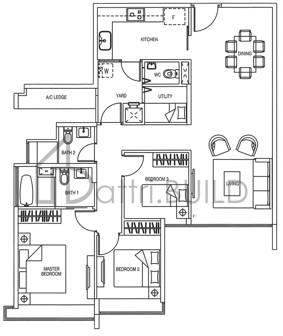 YEWTEE RESIDENCES C4-C floorplan (watermarked)
