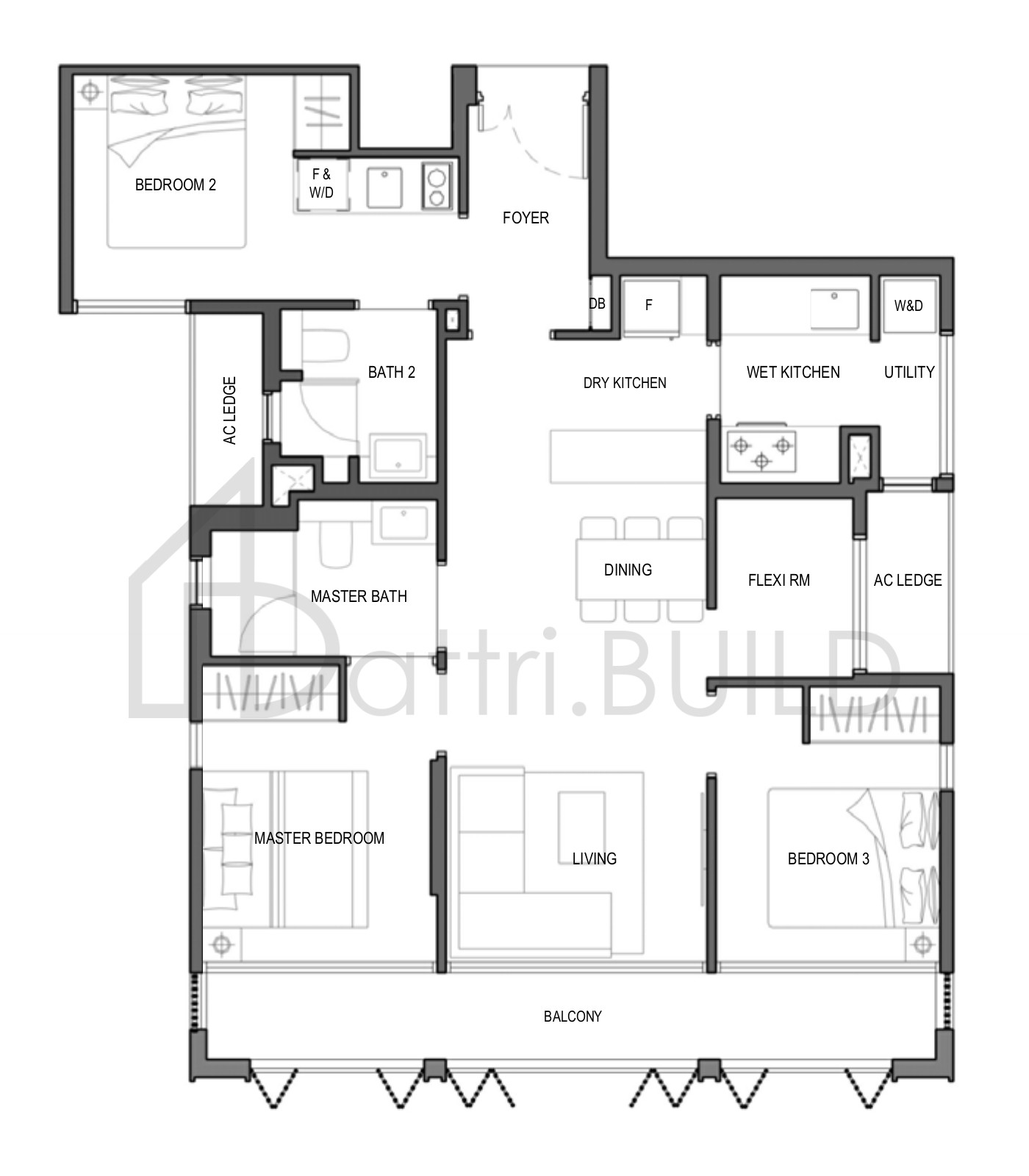 OLLOI 3C floorplan (watermarked)