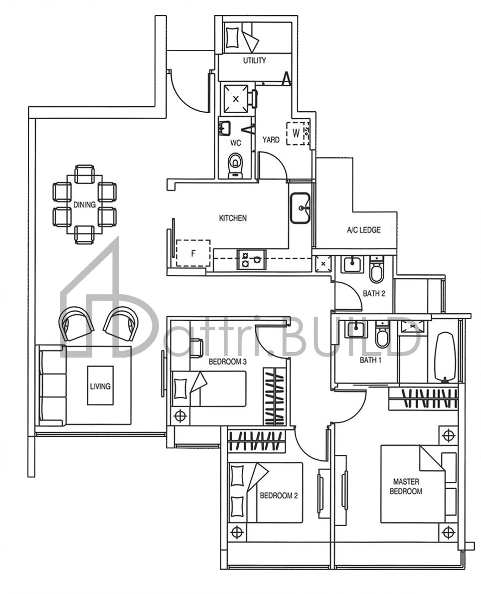 YEWTEE RESIDENCES C9-C floorplan (watermarked)