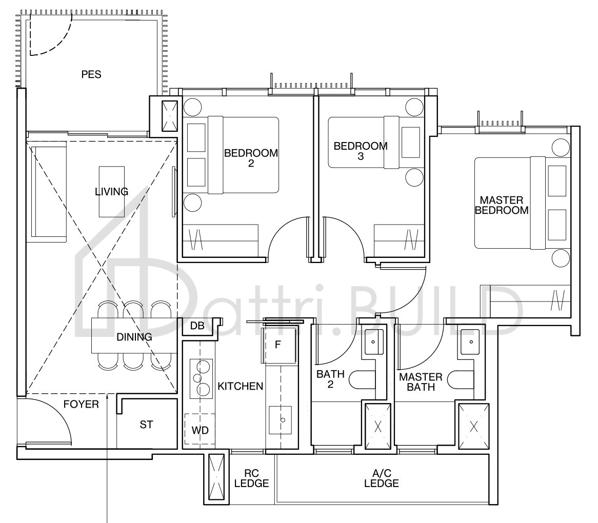KI RESIDENCES AT BROOKVALE C1-G floorplan (watermarked)