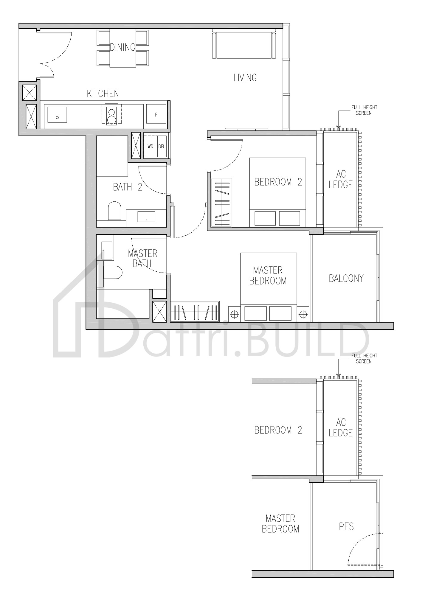 VAN HOLLAND B4p floorplan (watermarked)