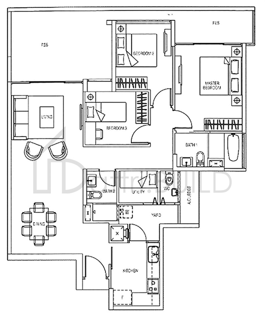 YEWTEE RESIDENCES C2-P floorplan (watermarked)