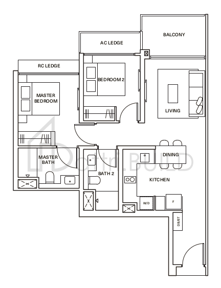 CLAVON BP2 floorplan (watermarked)