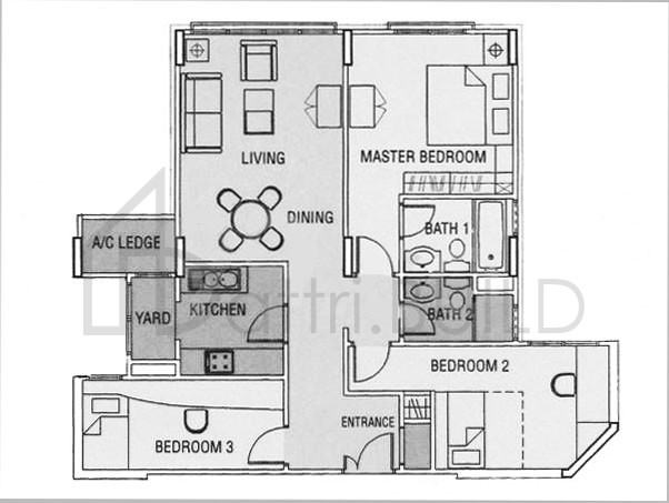 SIMEI GREEN CONDOMINIUM A floorplan (watermarked)