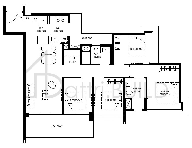 NORMANTON PARK 4BR-Ca floorplan (watermarked)