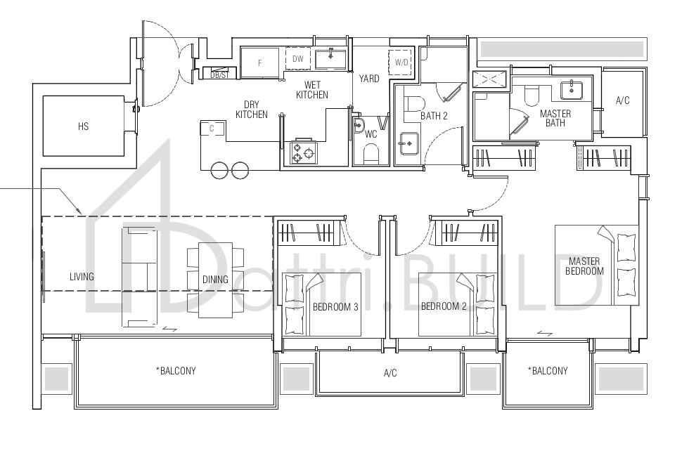 JERVOIS MANSION F1-P floorplan (watermarked)