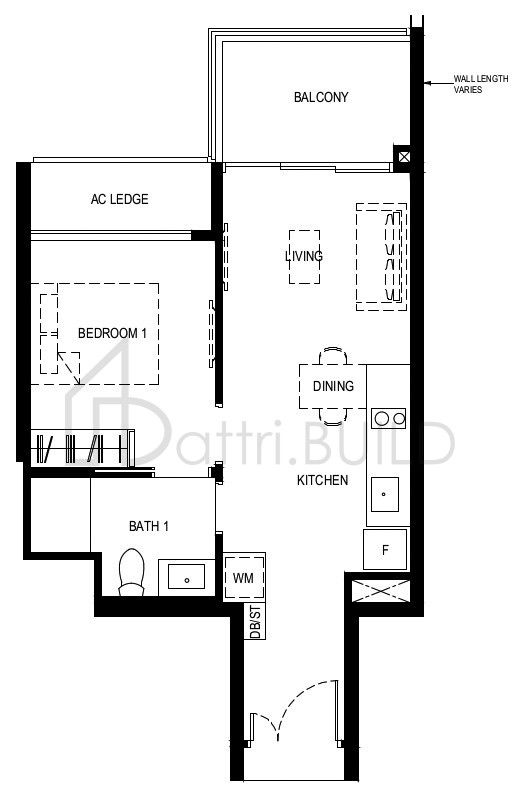 NORMANTON PARK 1BR-c floorplan (watermarked)