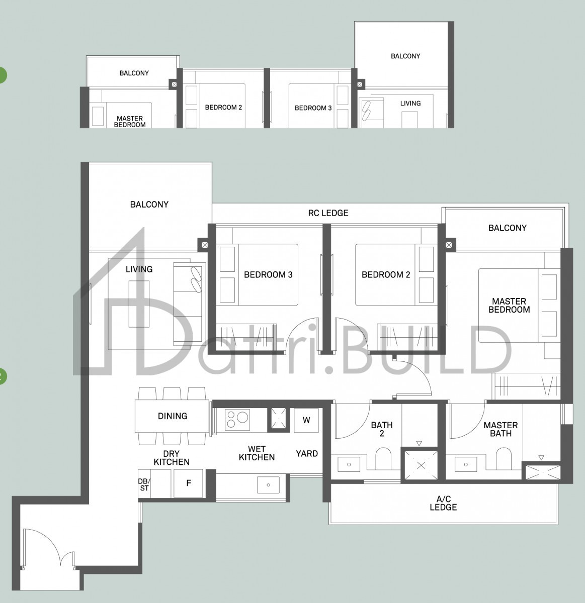 THE CLEMENT CANOPY C1P floorplan (watermarked)