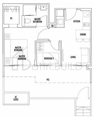 CASA CAMBIO B2b-G floorplan (watermarked)