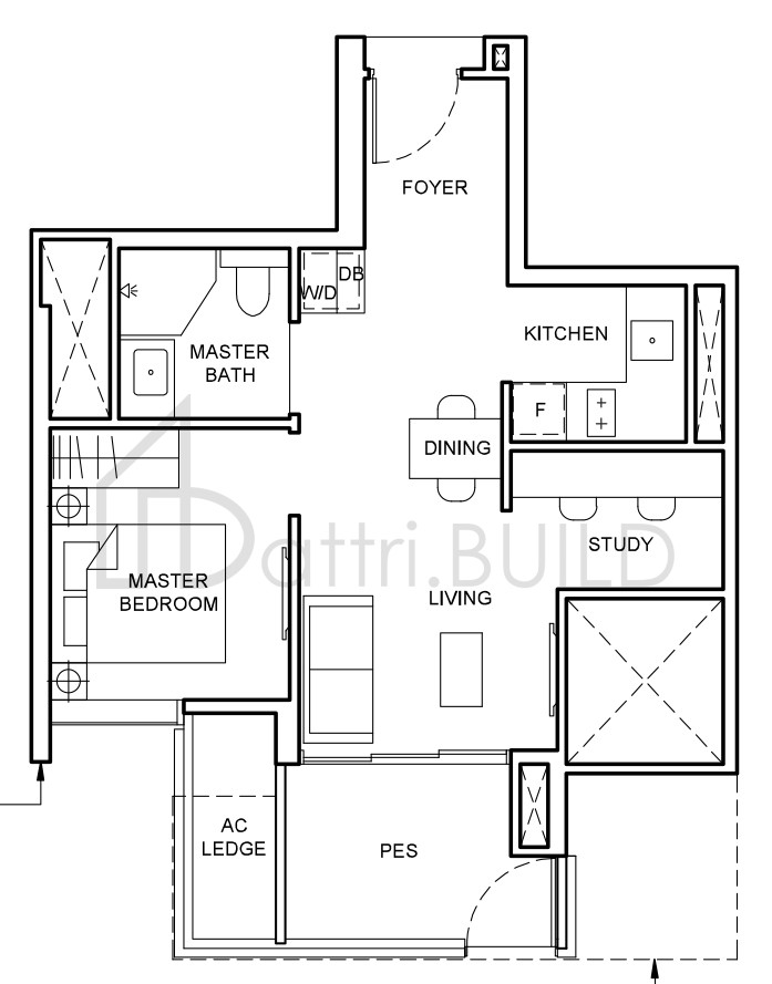 FORETT AT BUKIT TIMAH AS2b(PES) floorplan (watermarked)