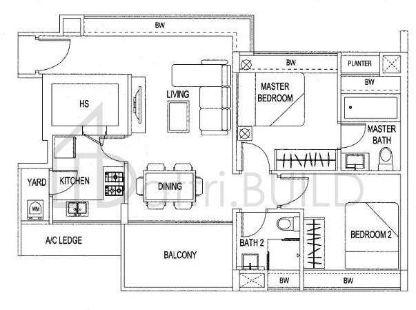 BLUWATERS A1 floorplan (watermarked)