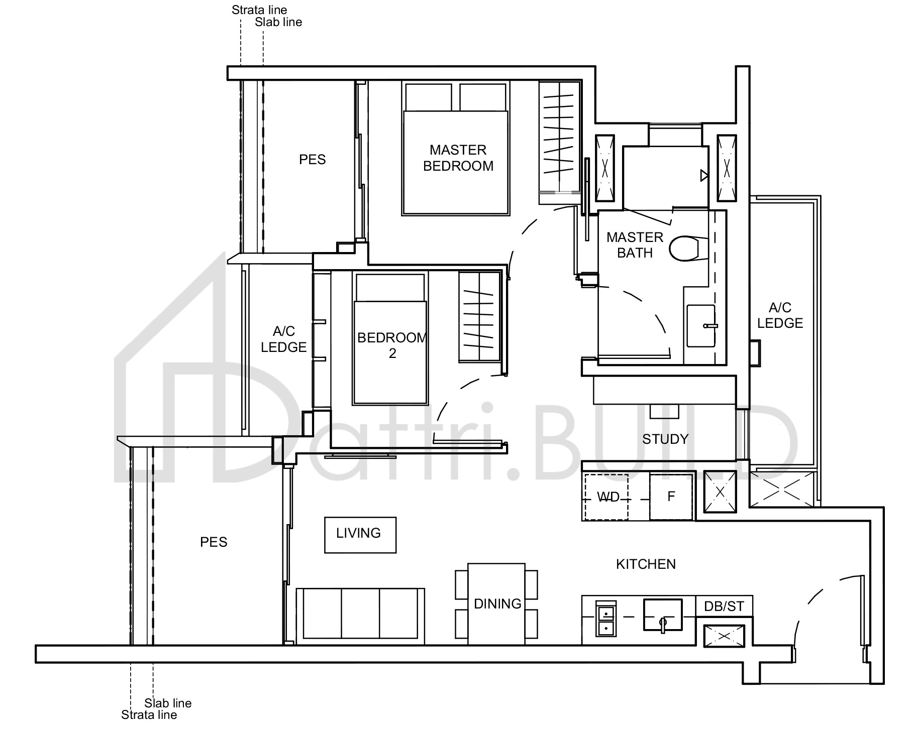 HAUS ON HANDY B10S(p) floorplan (watermarked)