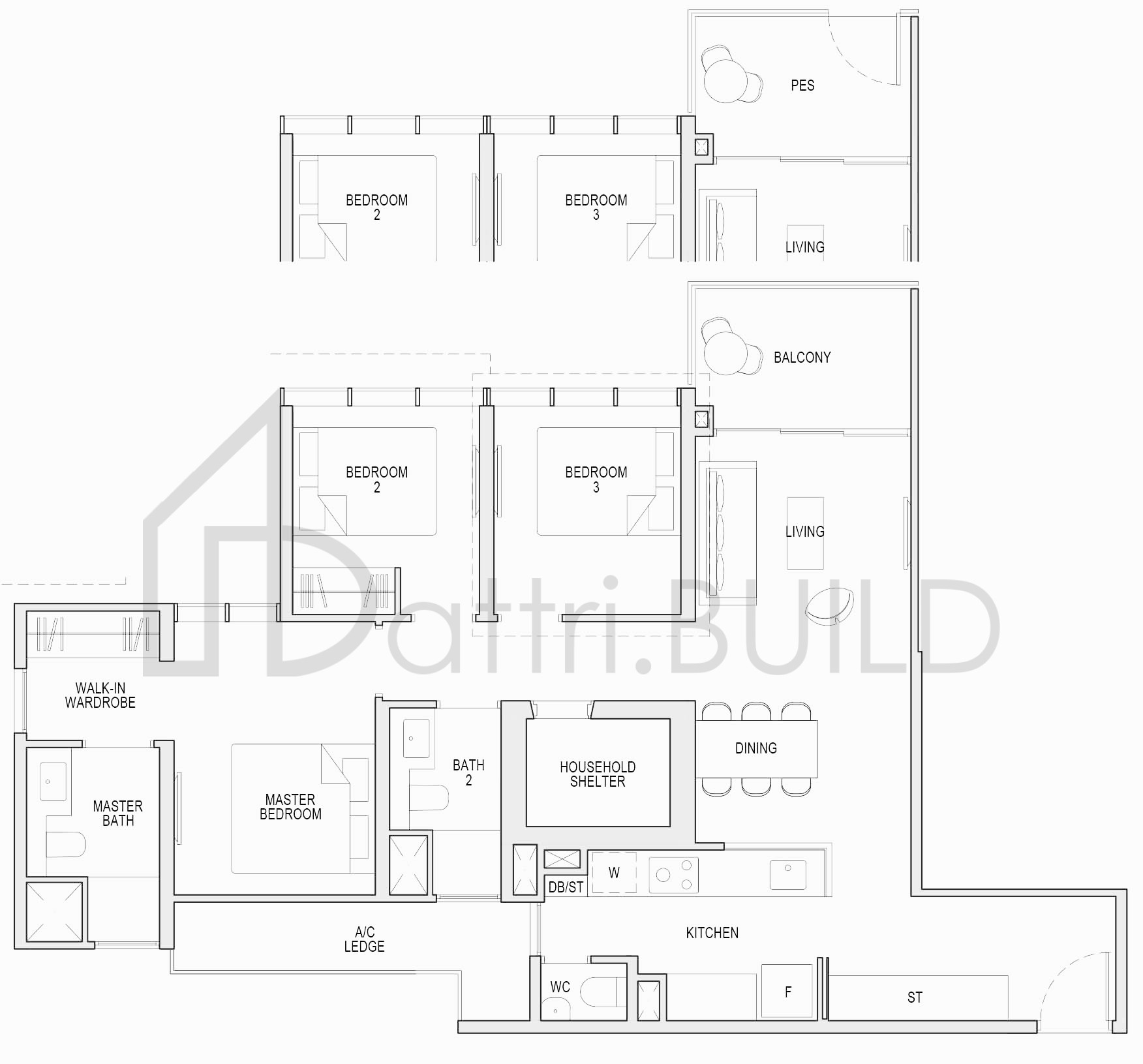 KOPAR AT NEWTON 3D1-G floorplan (watermarked)