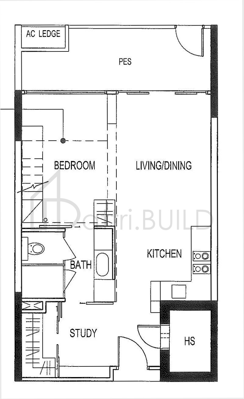 THE SEAWIND SA1(p) floorplan (watermarked)